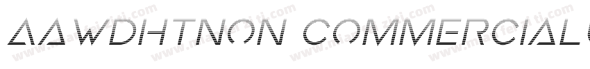 Aawdhtnon commercialues字体转换